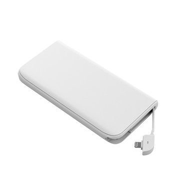 Ultra Slim Power Bank with Lightning Cable