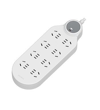 "i"life power strip with overload protection and main switch control