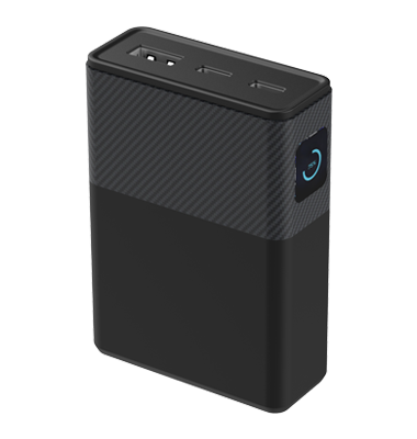 20W TFT Display Power Bank with Detachable USB-C Cable